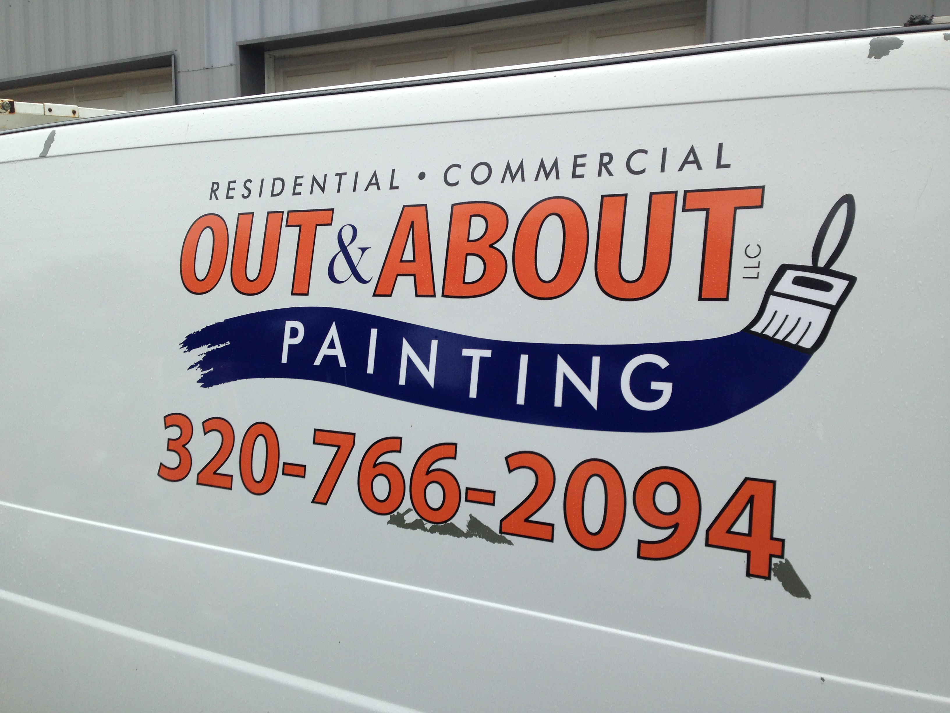 Custom Signage for Out & About Painting | Signmax.com